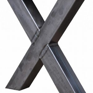 Coppia di gambe in ferro nero opaco 150/30 mm - XLAB Design