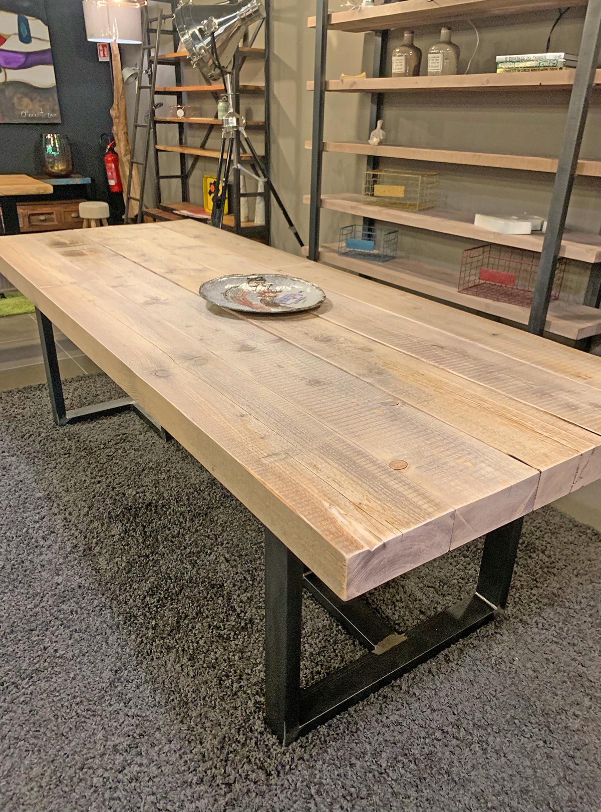 Sibi - Tavolo in legno grezzo