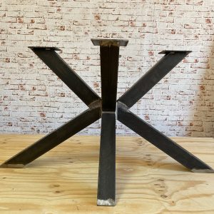 Gambe del tavolo industriale, struttura del tavolo da pranzo in acciaio,  base in ferro, tavolo industriale, base del tavolo con trave a I -   Italia