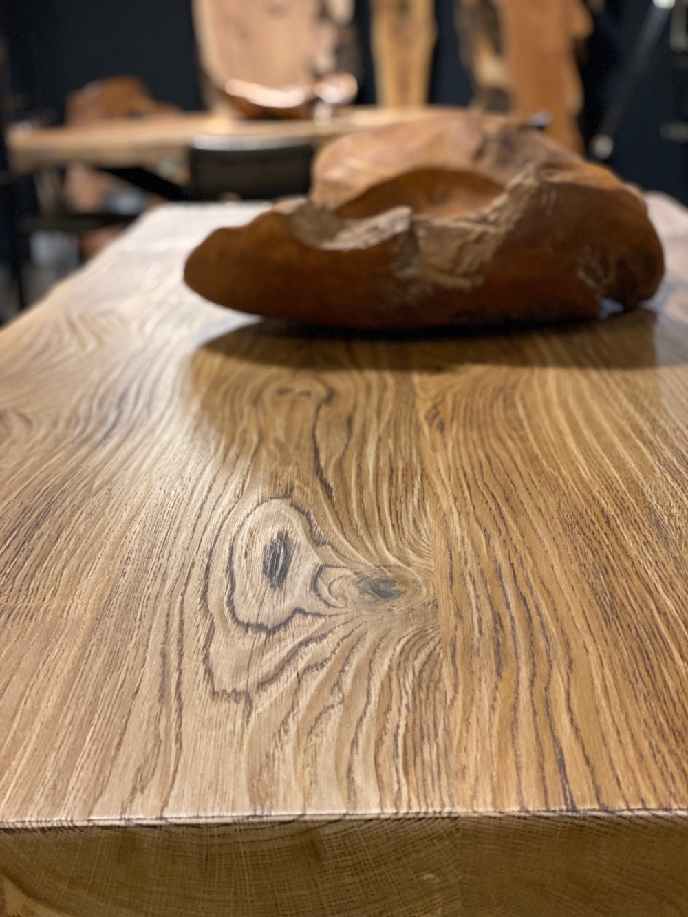 Tavolo legno massello rustico - Gambe in ferro - Impero