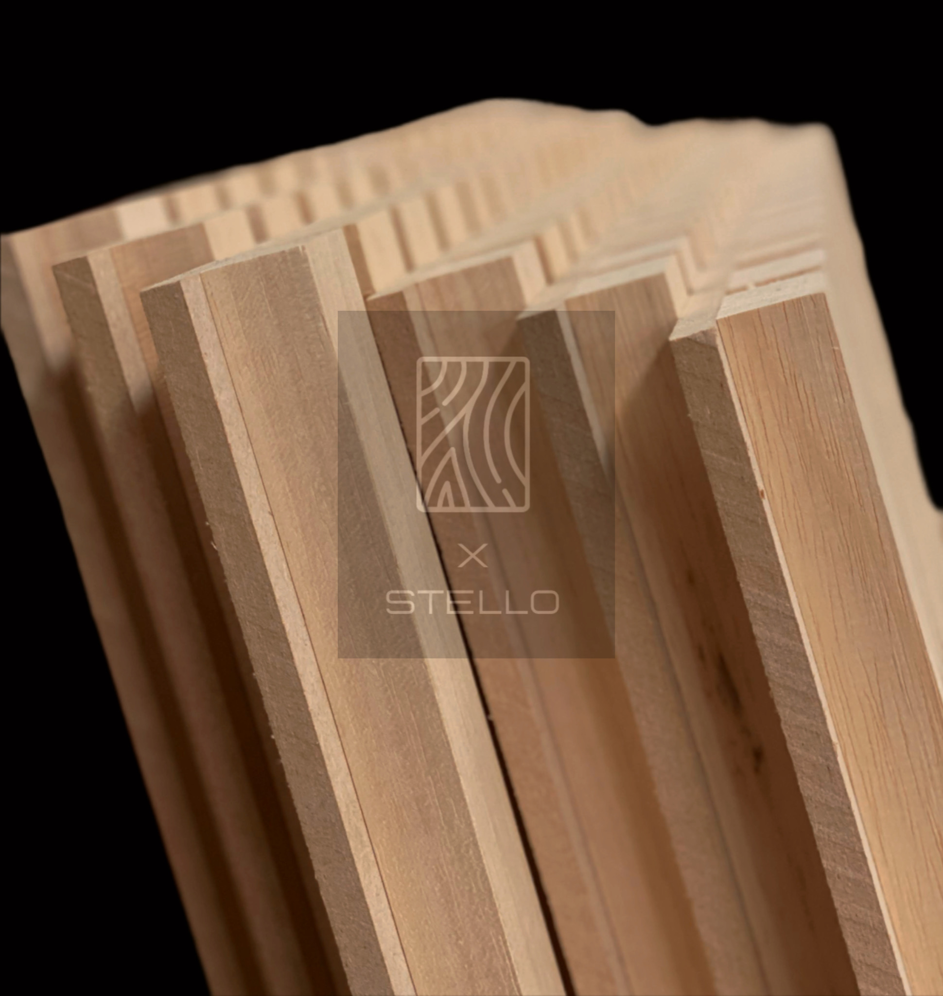 Pannello boiserie listelli di legno verticali L 60 H260 colore naturale -  XLAB Design