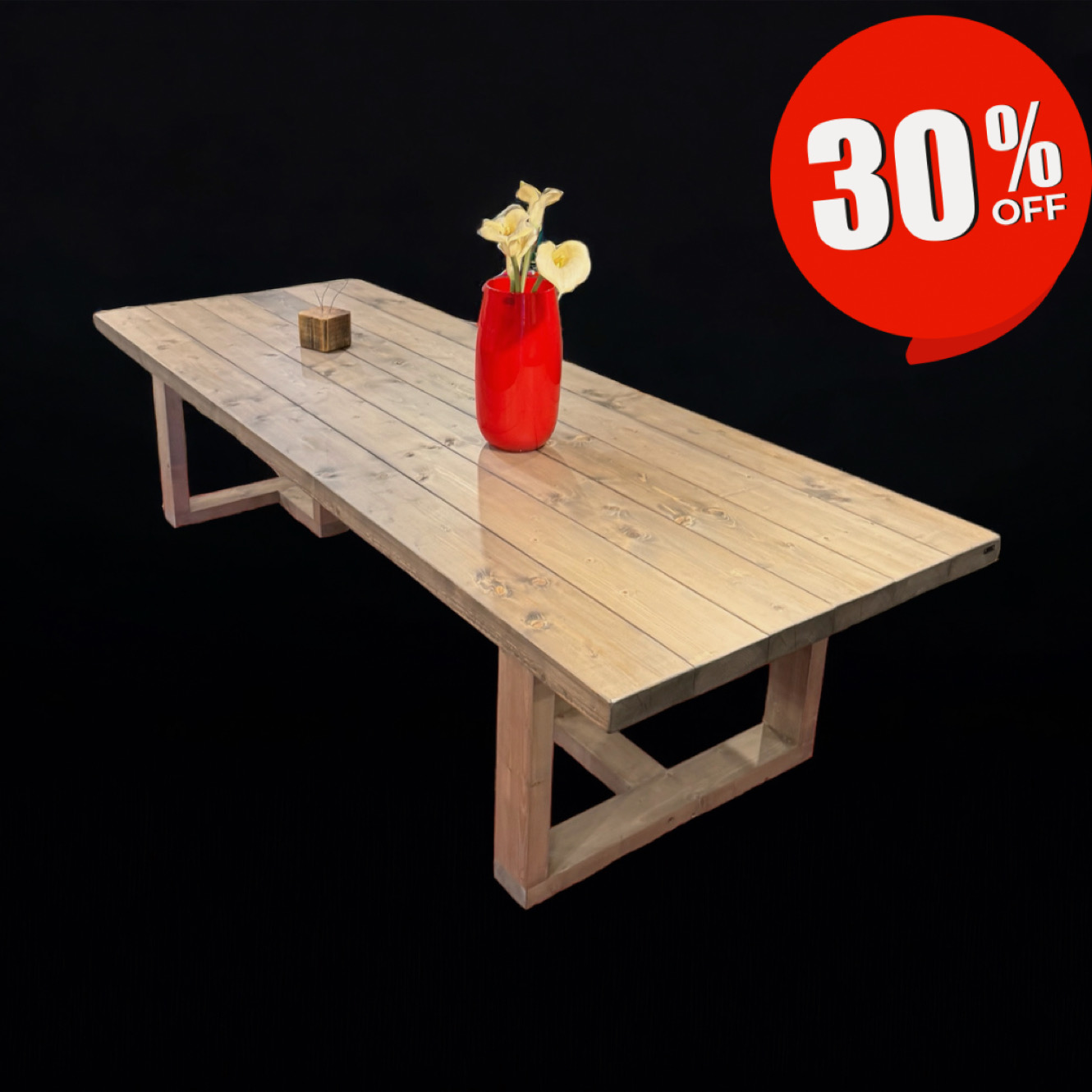 Tavolo in legno massello - Offerte - 30% - Falegnameria online XLAB