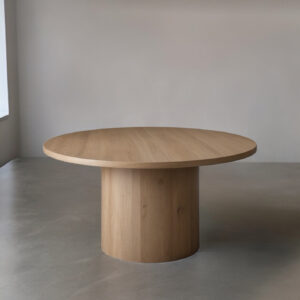 Tavolo da pranzo rotondo in legno DESIGN moderno modello LOL