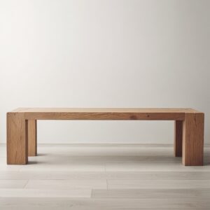 Tavolo da pranzo in legno massello di rovere – Eccellenza del design italiano